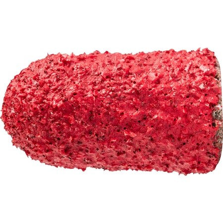 Pferd 3/16" x 7/16" POLICAP Abrasive Cap - Shape C - CO-COOL - 80 Grit 46116